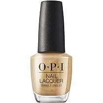 Nail Lacquer, Sleigh Bells Bling, Yellow OPI Nail Polish, Jewel Be Bold Holiday '22 Collection, 0.5  | Amazon (US)