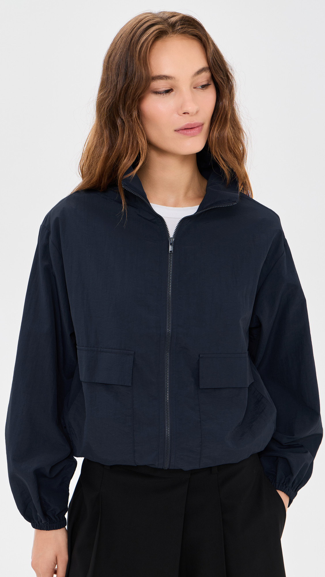 Sold Out NYC The Windbreaker Jacket in Navy NAVY M | Shopbop