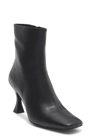 Jeffrey Campbell Chekmat Square Toe Bootie in Black at Nordstrom Rack, Size 9.5 | Nordstrom Rack