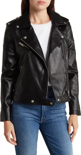Faux Leather Moto Jacket | Nordstrom Rack