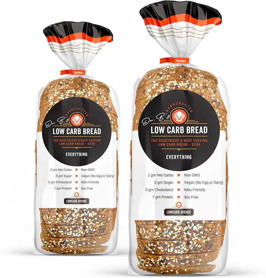Low Carb Avenue - Artisan Keto Bread | 7g Protein & 2g Net Carbs | Low Calorie, Vegan, Sugar Free... | Amazon (US)