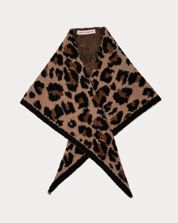 Triangle Scarf - Leopard | Frances Valentine