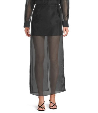 Antonio Melani Priscilla Coordinating Sheer Organza Midi Skirt | Dillard's | Dillard's
