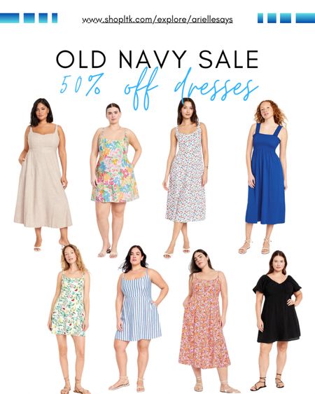 OLD NAVY SALE TODAY ONLY! 50% off all dresses! Stock up on summer finds now! 

#LTKSaleAlert #LTKPlusSize #LTKSeasonal