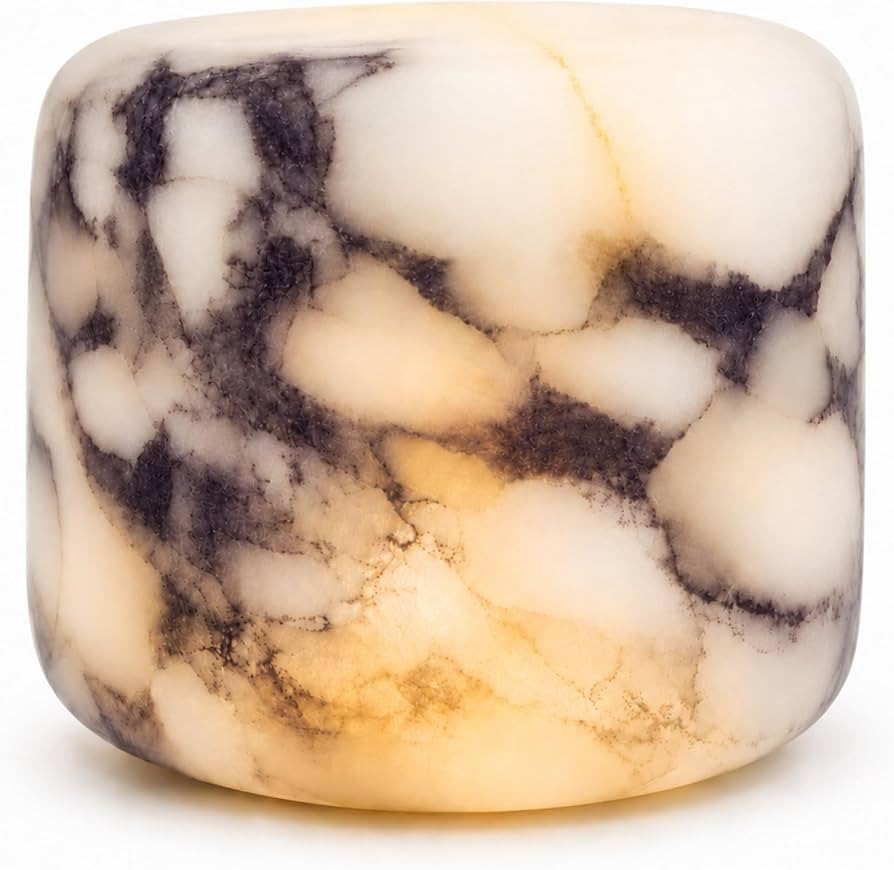 Marble Table Lamp, USB-C Rechargeable Touch Night Light, 3-Level Dimmable LED Bedside Lamp for Be... | Amazon (US)
