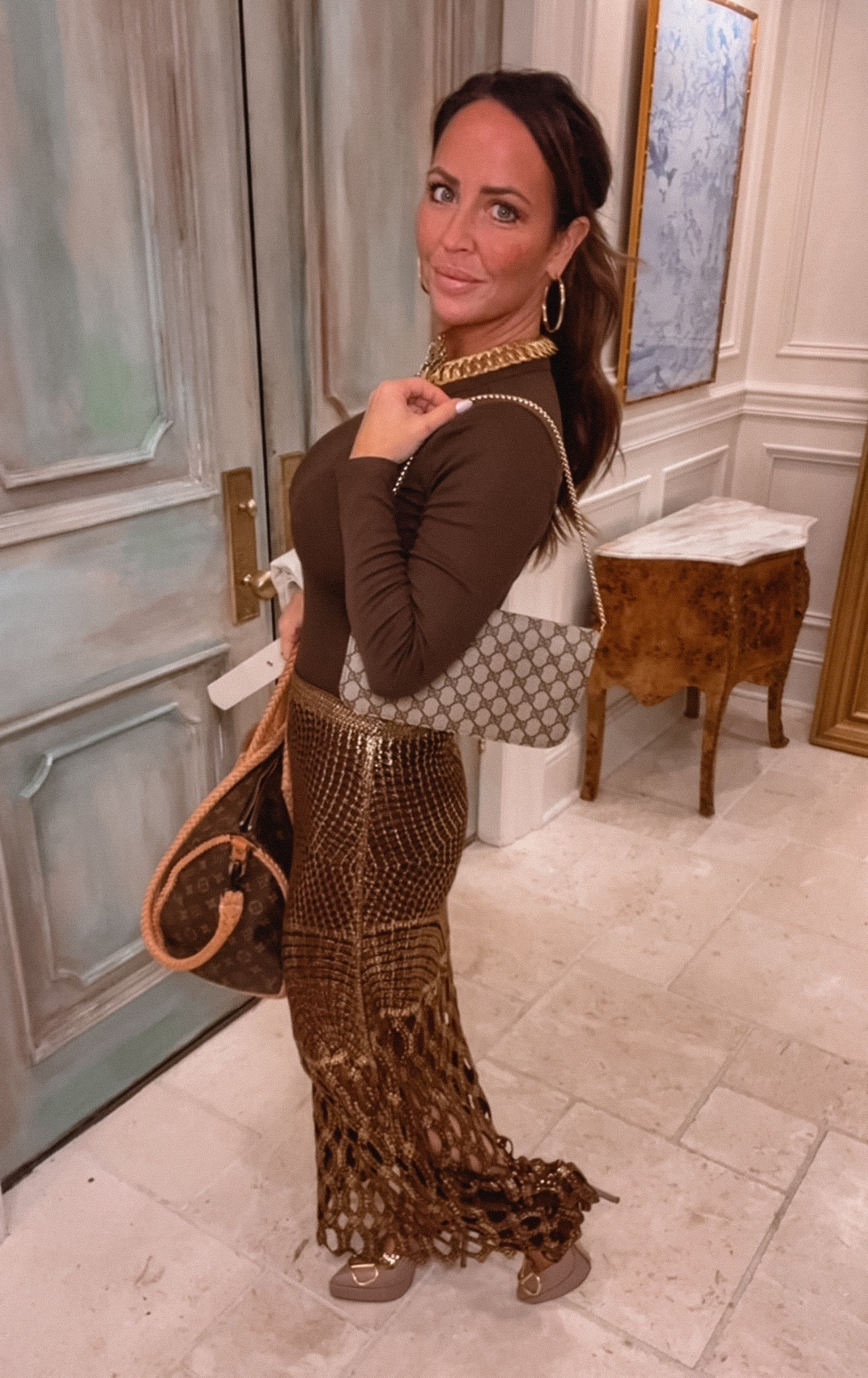 Brown and metallics | Walmart finds | designer accessories 

#LTKFindsUnder50 #LTKFindsUnder100 #LTKootd