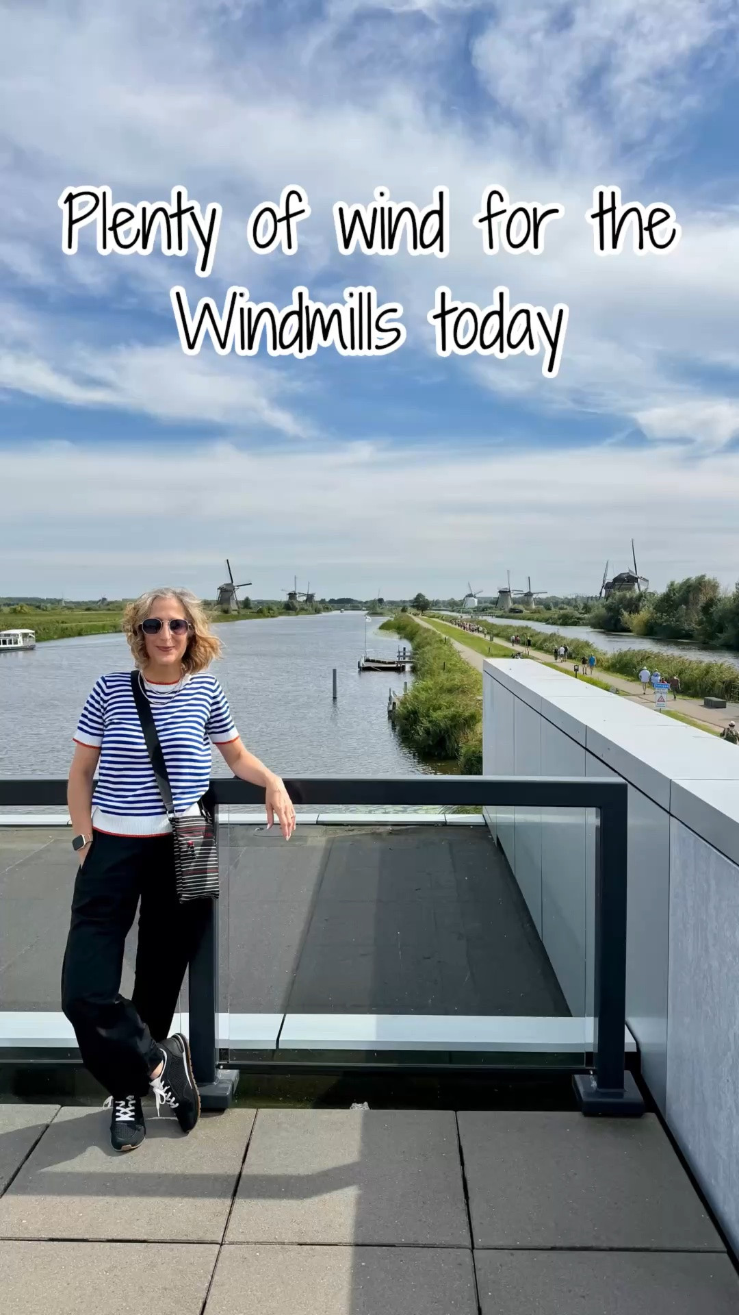 I should have packed a hairband today 💨  {windmills of Kinderdijk}