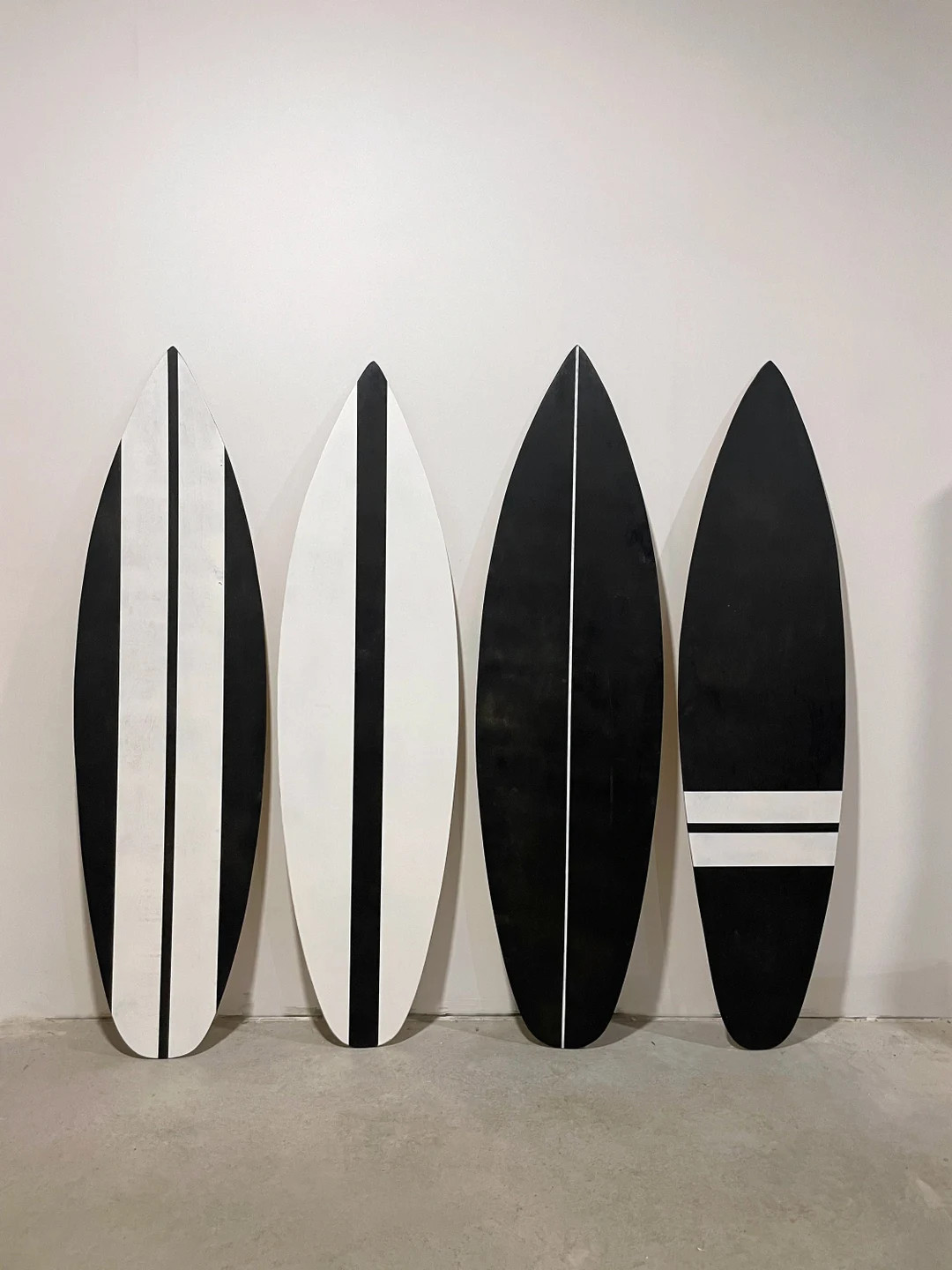 Wooden Black Decorative Surfboard | Wall Art | Coastal Decor | Surfbrett Wanddeko - Etsy | Etsy (US)