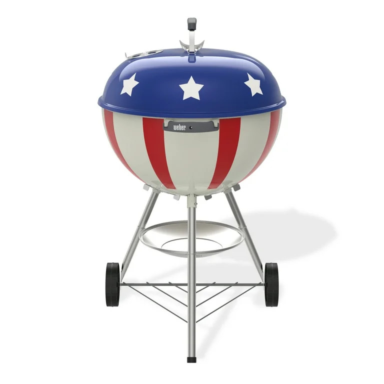 Weber 22" Star Spangled Charcoal Kettle | Walmart (US)