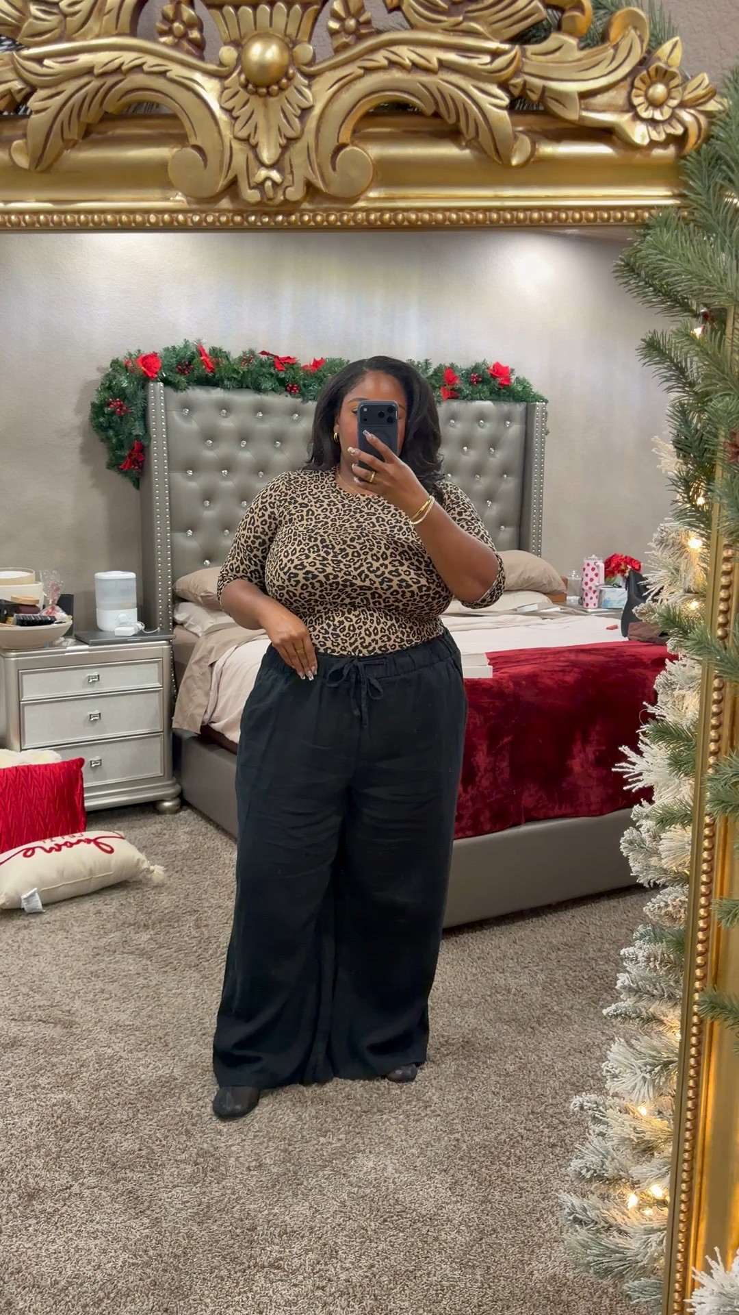 Comfy and casual plus size church outfit (no heels)

✨Wearing a leopard top from Walmart (size xxl)
✨Wise leg black pants. Have some cuter ones for $35 linked!
✨Mesh Ballet flats. Perfect for a lot of walking and standing.

Plus size fashion. OOTD. Plus size church outfit. Plus size style. Women’s fashion. Black wide leg pants. Wide width shoes.

#LTKPlusSize #LTKootd #LTKdayinmylife