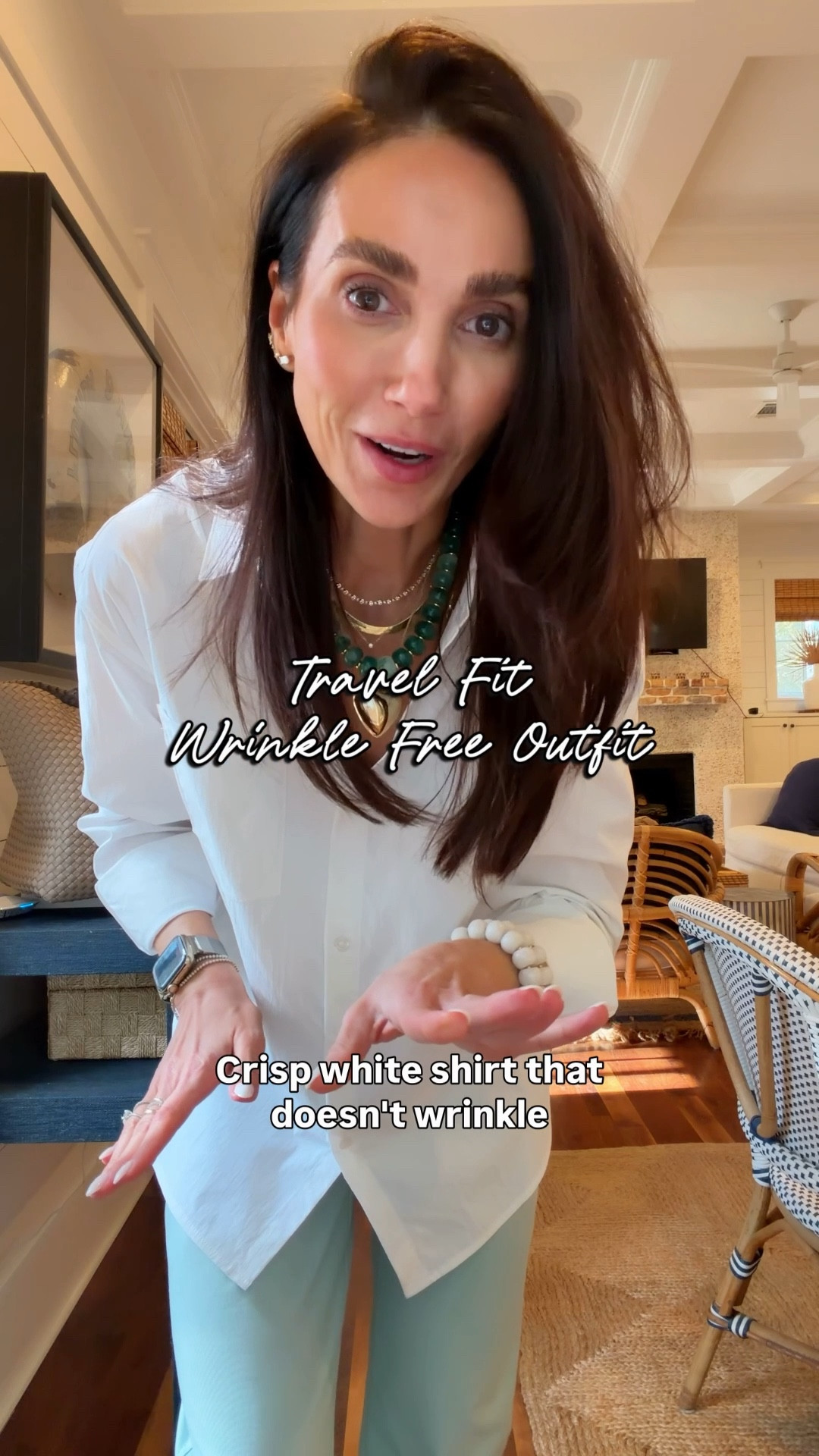 Wrinkle resistant travel outfit -on sale . 

#LTKSaleAlert #LTKOver40 #LTKootd