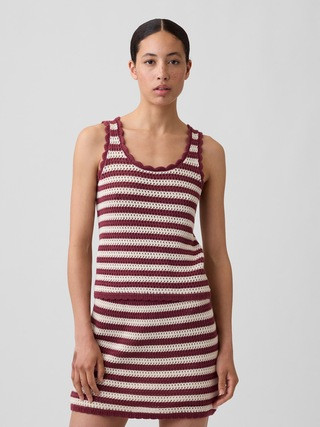Crochet Scoopneck Tank Top | Gap Factory