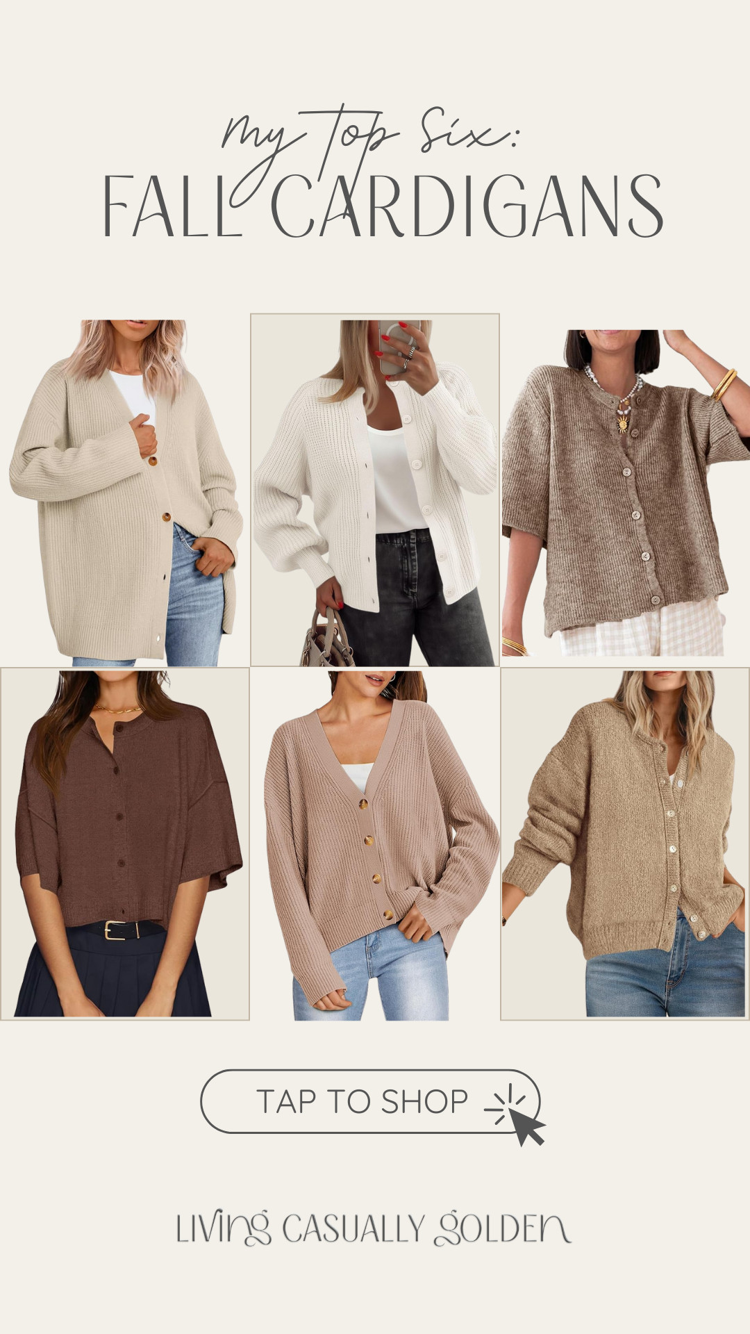 My favorite fall cardigans! Wearing a small in all cardigans.  

 

#LTKFindsUnder50 #LTKFindsUnder100