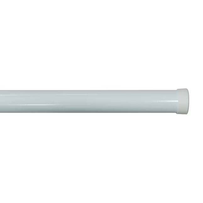 Project Source Closet Rod 72.24-in L x 1.25-in H White Metal Closet Rod | Lowe's