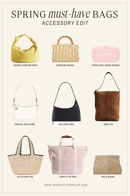 2024 Spring Bags / Spring Fashion / Casual Spring Bags / Essential Spring Bags

#LTKstyletip #LTKfindsunder100 #LTKitbag
