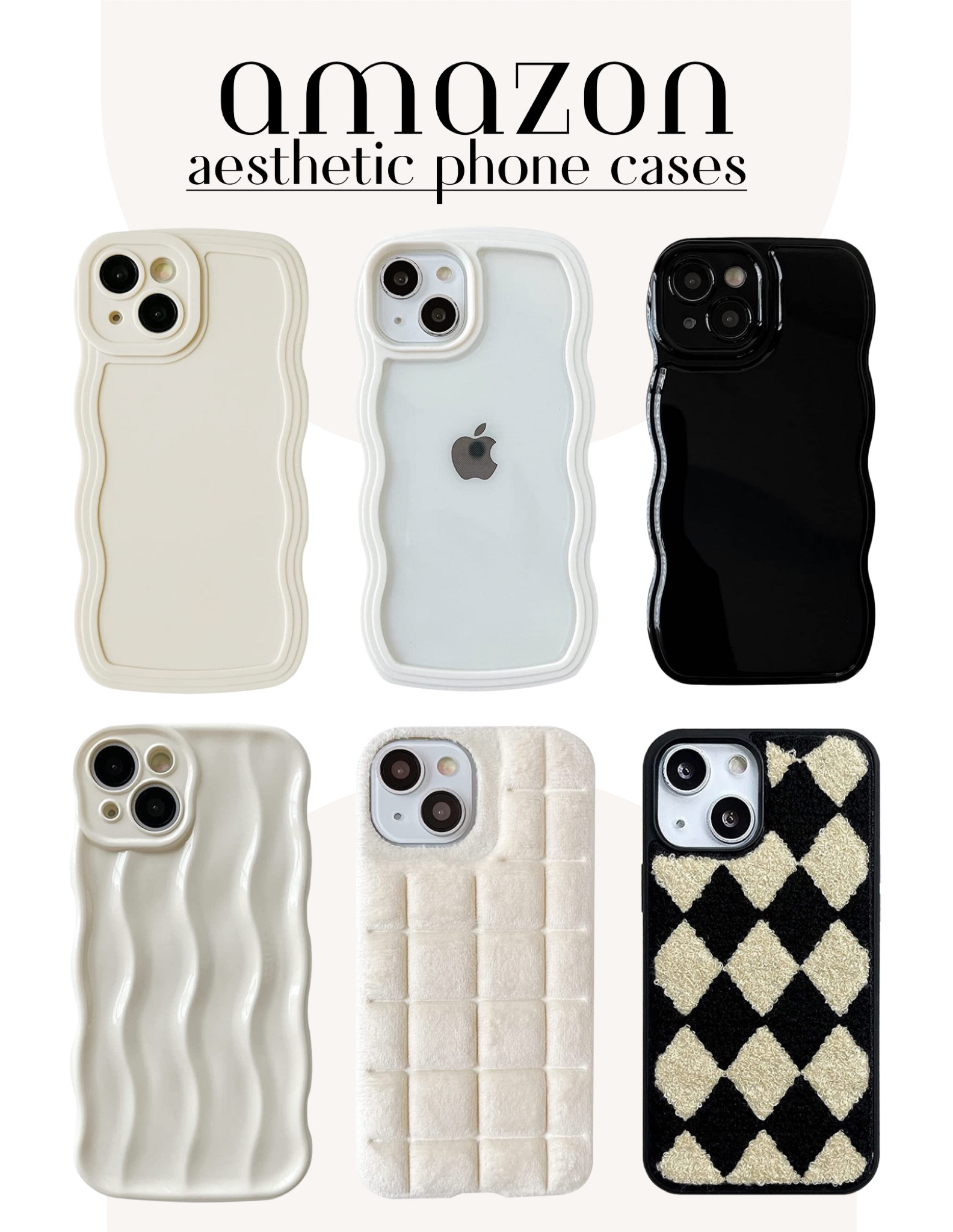 Aesthetic amazon phone cases! Amazon finds, aesthetic girly, aesthetic accessories, neutral iphone cases, Amazon deals.

#LTKunder50 #LTKFind #LTKsalealert