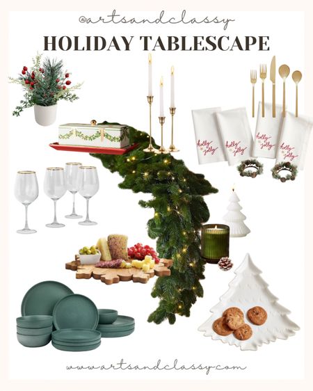 Hosting for the holidays? Sharing some holiday tablescape ideas for a cozy Christmas dinner! These dinnerware and Serveware finds are the perfect balance of classic and affordable elegance. Cheers!

#LTKfindsunder100 #LTKHoliday #LTKhome