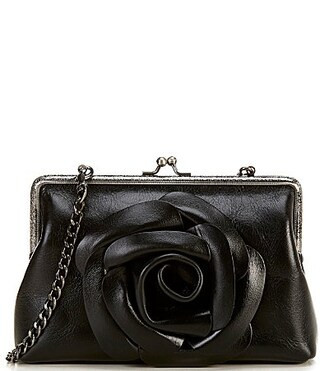 Patricia Nash Borriana Rose Crossbody Bag - Black | Dillard's