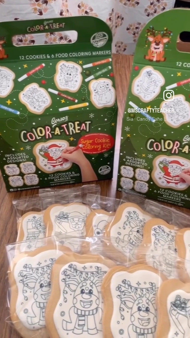 Enjoy a new holiday tradition in your home or classroom with these cookie decorating kits! I linked similar kits as these particular brand is sold out. The kits come with individually wrapped cookies with a holiday character, and markers with edible ink in various colors. 
I used the thin brown bags to store the cookies after coloring them. I attached a gift tag and we sent them home to parents before winter break! 

#LTKSeasonal #LTKHoliday #LTKParties