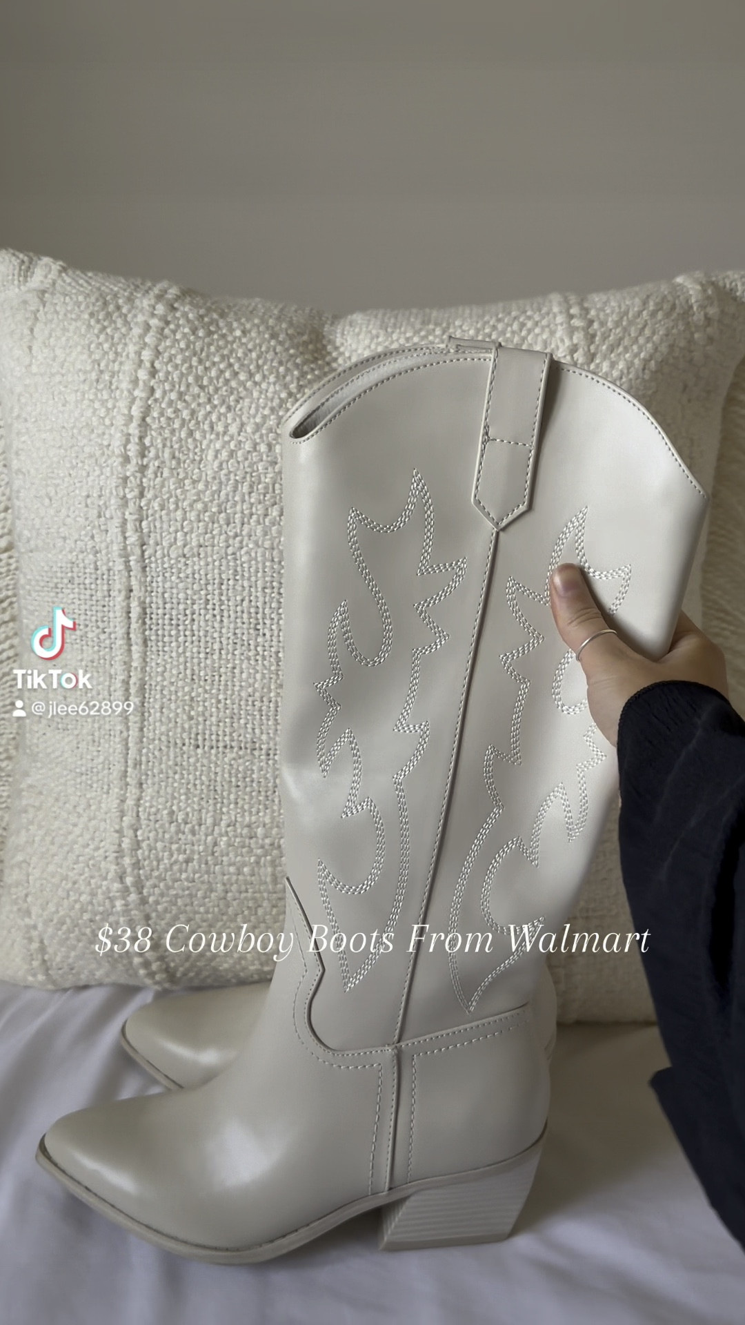 I’m SOOO excited about this find! Affordable neutral cowboy boots from Walmart! They’re only $38 and the quality  seems very impressive! 

#LTKunder50 #LTKFind