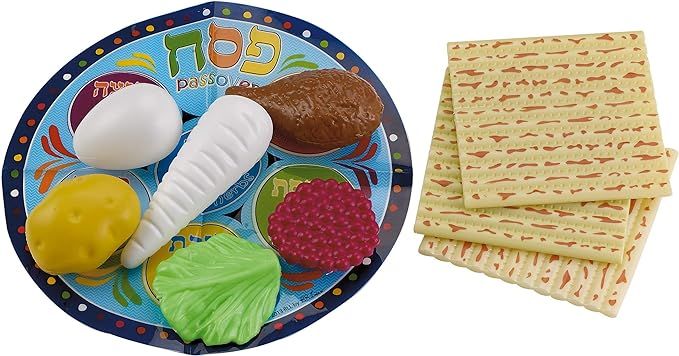 Rite Lite Toy Passover Plastic Seder Food Set- Decorations For Pesach Holiday | Amazon (US)