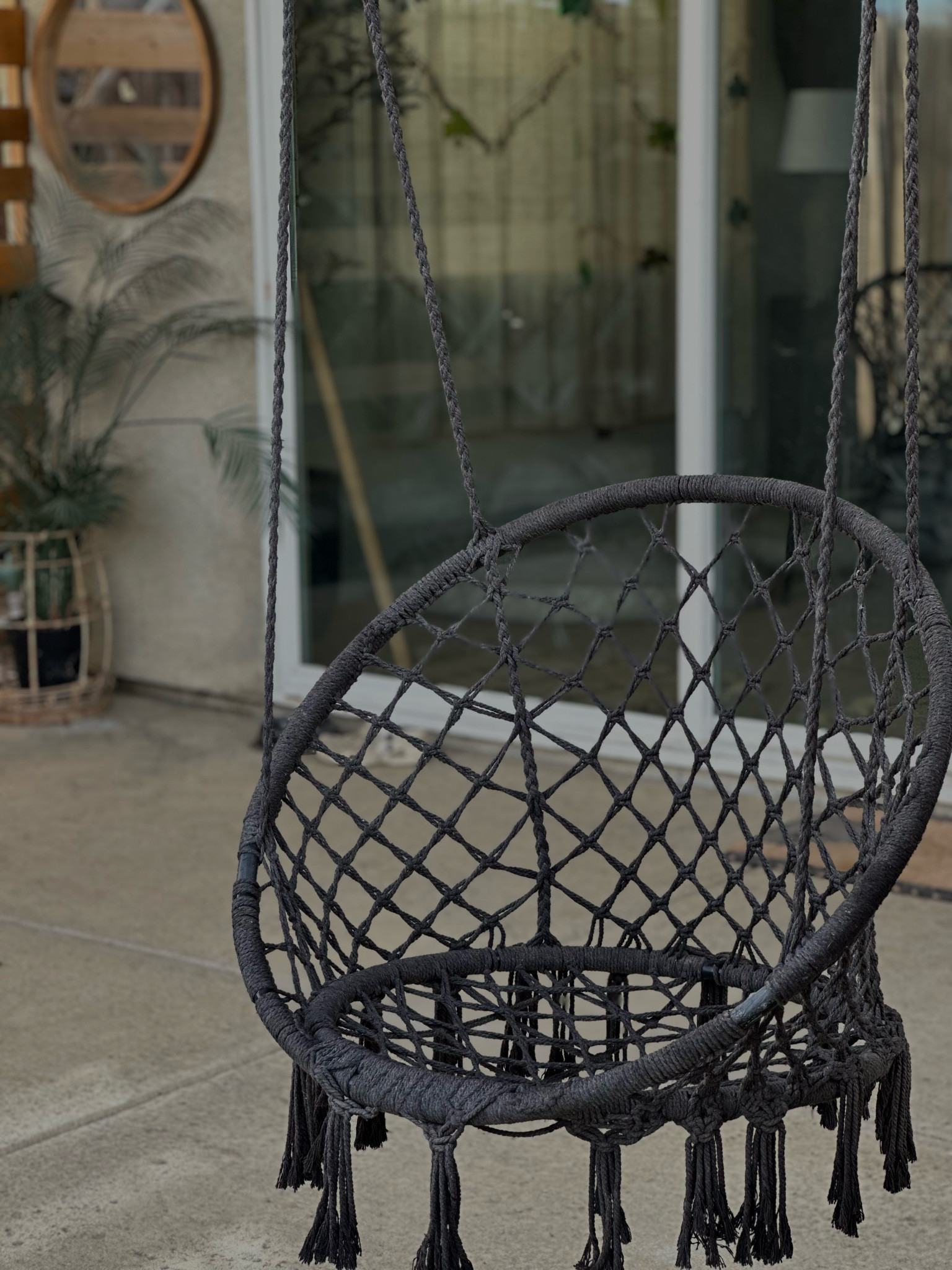 Outdoor macrame swings 

#LTKfindsunder100 #LTKhome