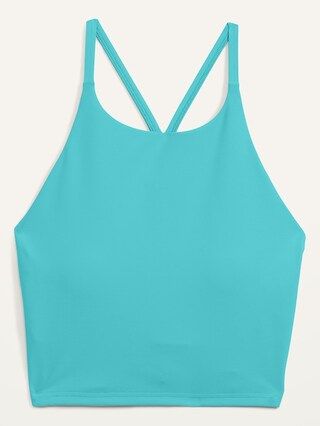 Light Support PowerSoft Longline Sports Bra for Women | Old Navy (US)