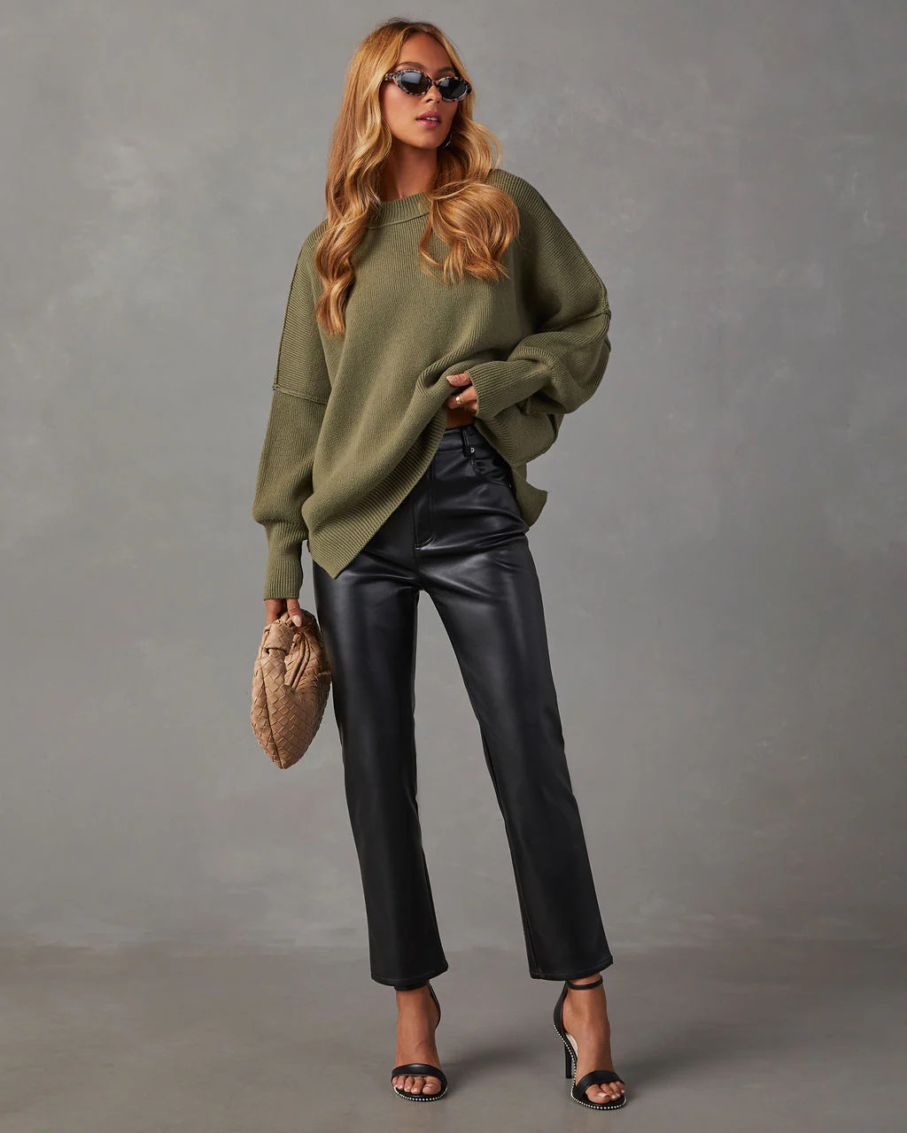 Elouise Knit Oversized Pullover Sweater | VICI