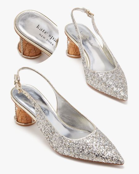 These glitter Kate Spade heels are AMAZING!! Obsessed with the champagne cork and cage as the heel. Perfect for Christmas or New Year’s Eve parties or even wedding events! 

NYE, Christmas party, holiday party, wedding, bridal shower, rehearsal dinner, glitter, sparkle, heels



#LTKshoecrush #LTKSeasonal #LTKHoliday