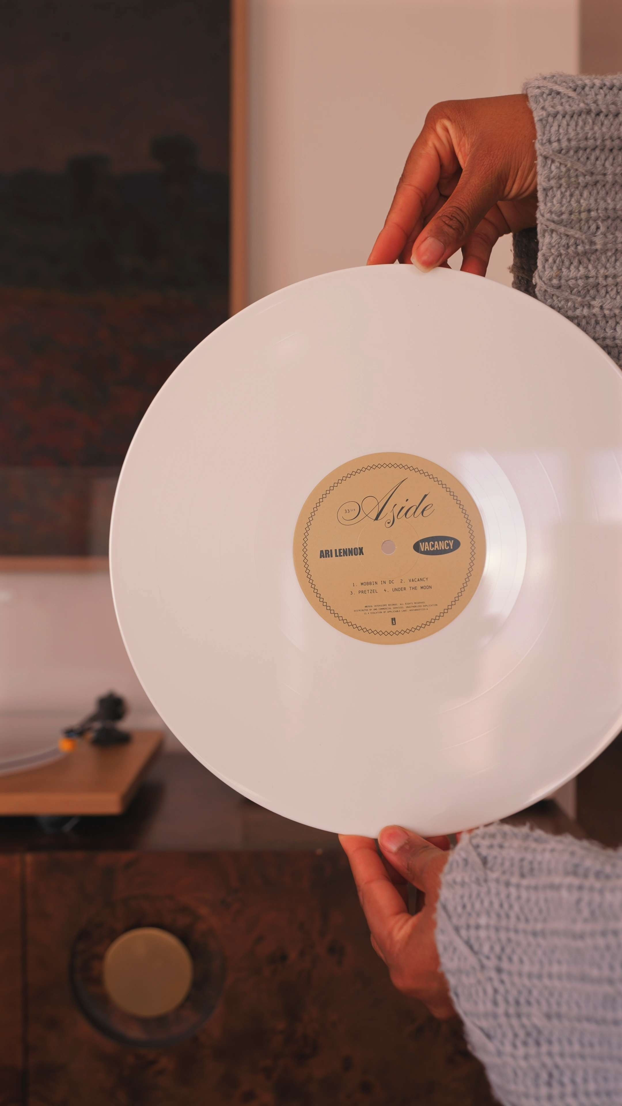 to know me is to know my love for vinyls. finally got my hands on Ari Lennox's new Vacancy album on vinyl!  

 