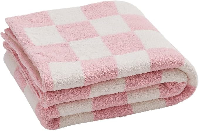 YIRUIO Throw Blankets Checkerboard Grid Chessboard Gingham Warmer Comfort Plush Reversible Microf... | Amazon (US)