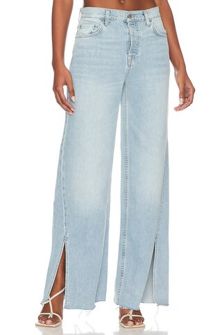 Markie Extra Wide Low Rise with Slit
                    
                    GRLFRND | Revolve Clothing (Global)