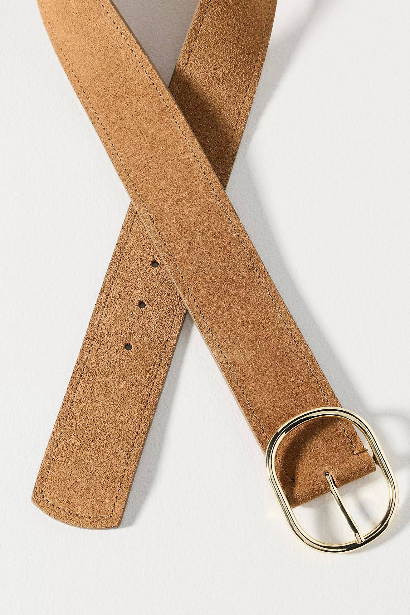 Oval Buckle Leather Belt | Anthropologie (US)