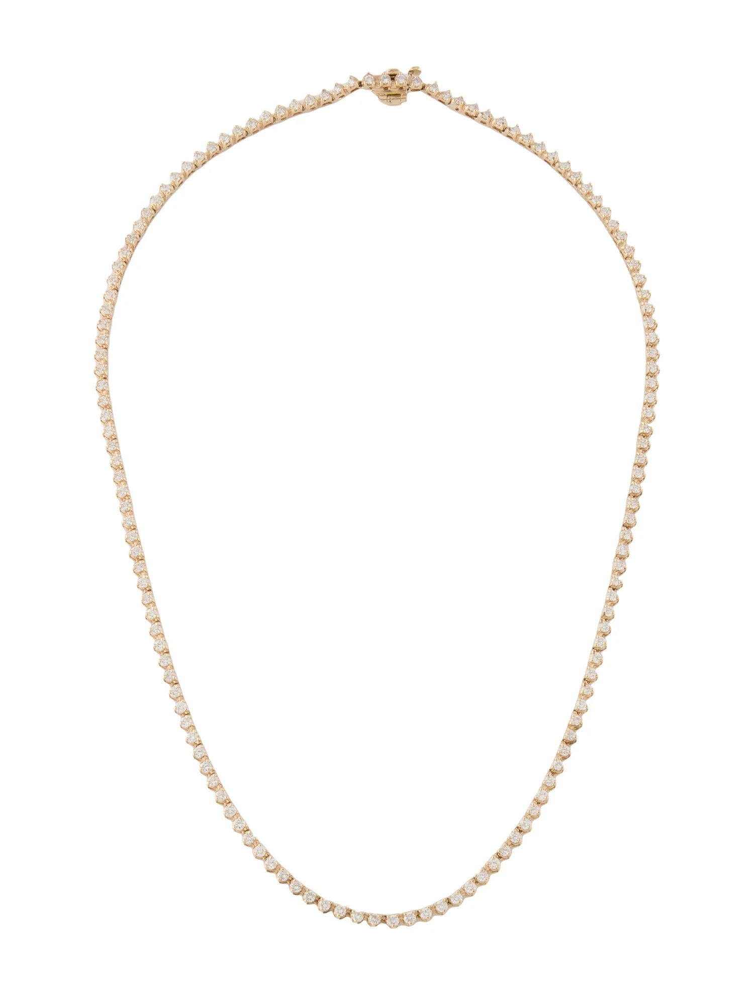 14K 4.04ctw Diamond Tennis Collar Necklace | The RealReal