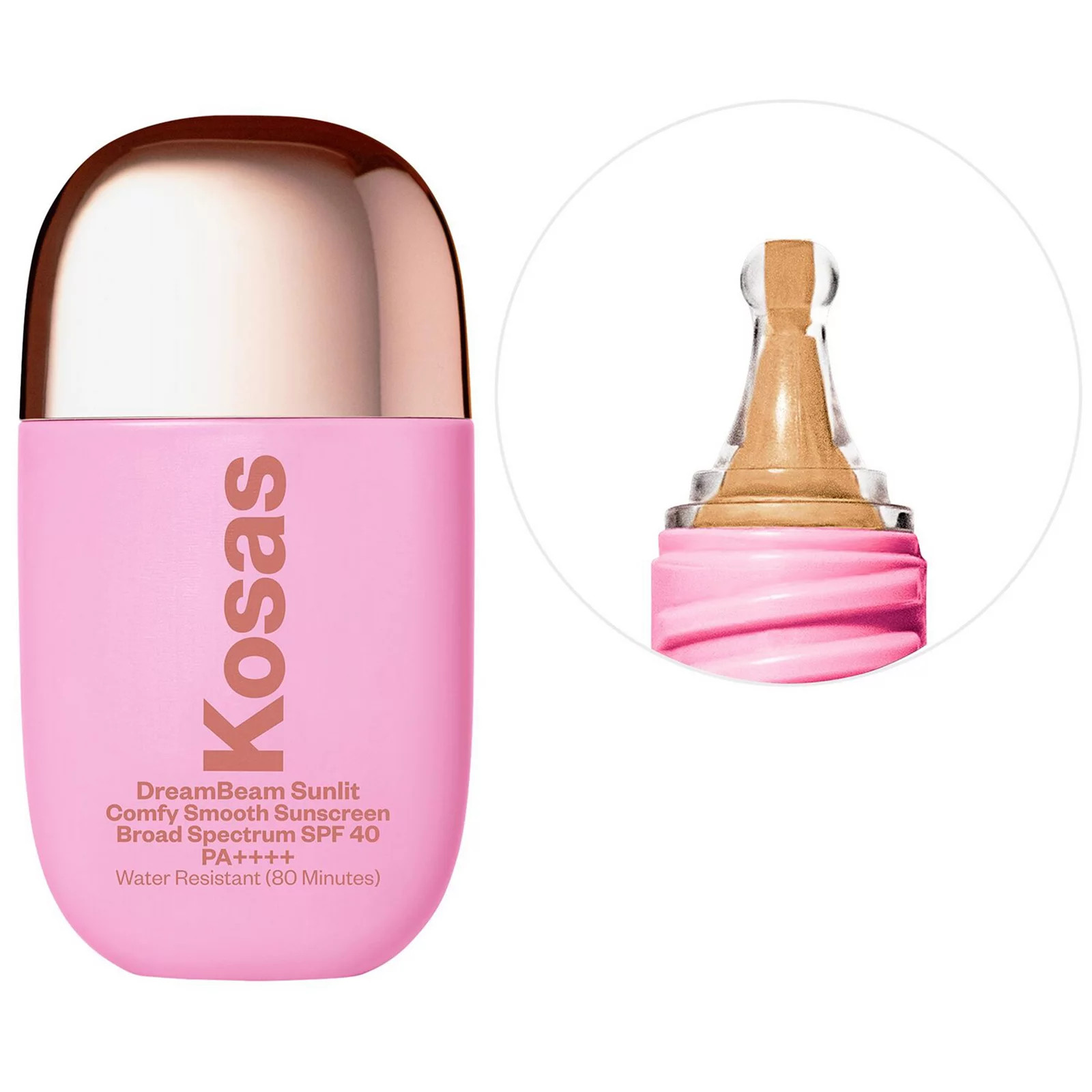 Kosas DreamBeam Silicone-Free Mineral Sunscreen SPF 40 with Ceramides and Peptides, Size: 1.3 Oz, Dreambeam Sunlit | Kohl's