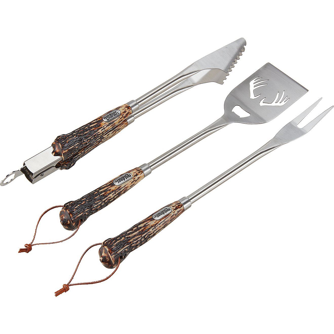 Outdoor Gourmet Antler 3-Piece Barbecue Tool Set | Academy Sports + Outdoor Affiliate