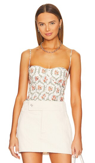 Underwire Corset in Victorian Floral | Revolve Clothing (Global)