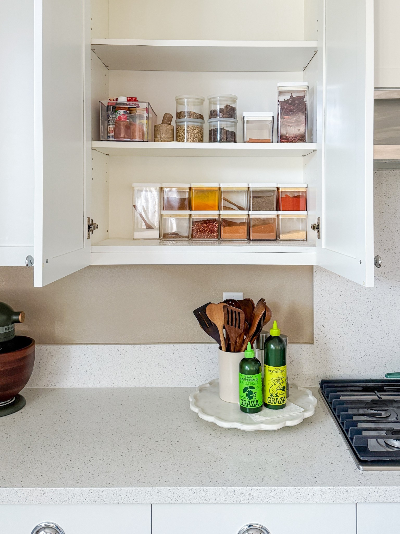 Stackable kitchen storage jars with airtight lids for spices 

#LTKHome