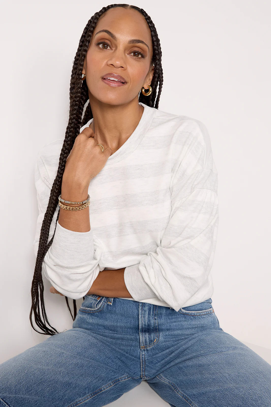 Edison Brushed Pullover | Evereve