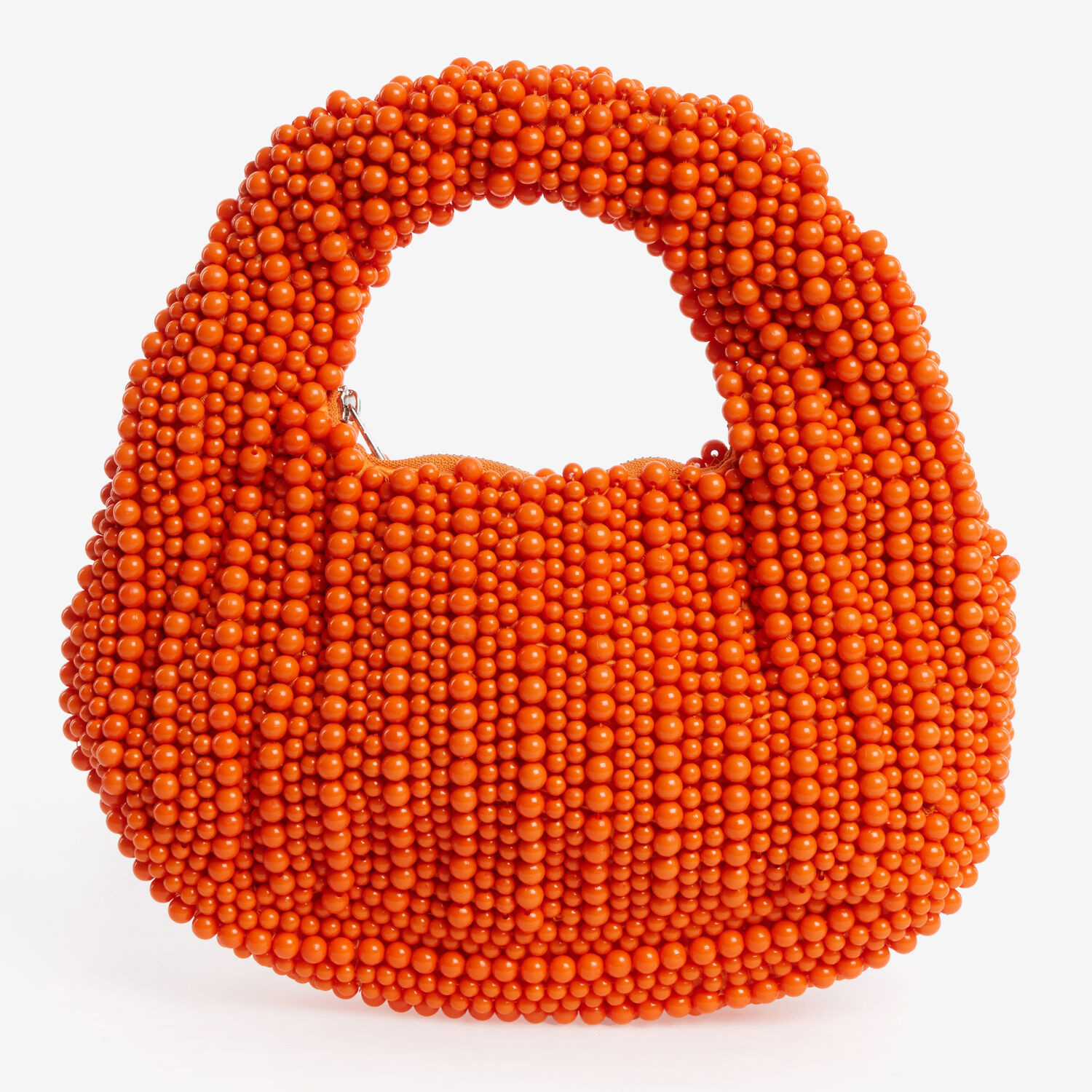 Orange Beaded Baguette Bag | TK Maxx