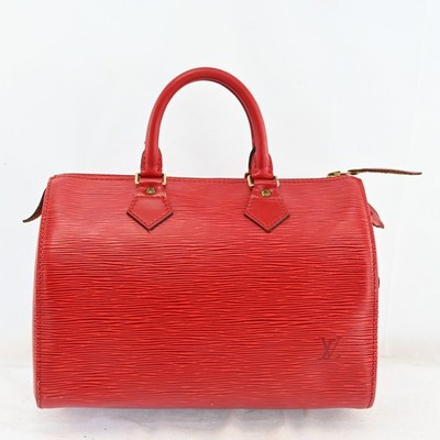 LOUIS VUITTON Epi Speedy 25 Hand Bag Red M43019 LV Auth C1710Y712 | eBay | eBay US