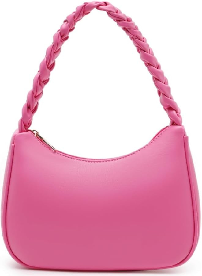 Shoulder Bags for Women, Cute Hobo Tote Handbag Mini Clutch Purse with Zipper Closure | Amazon (US)