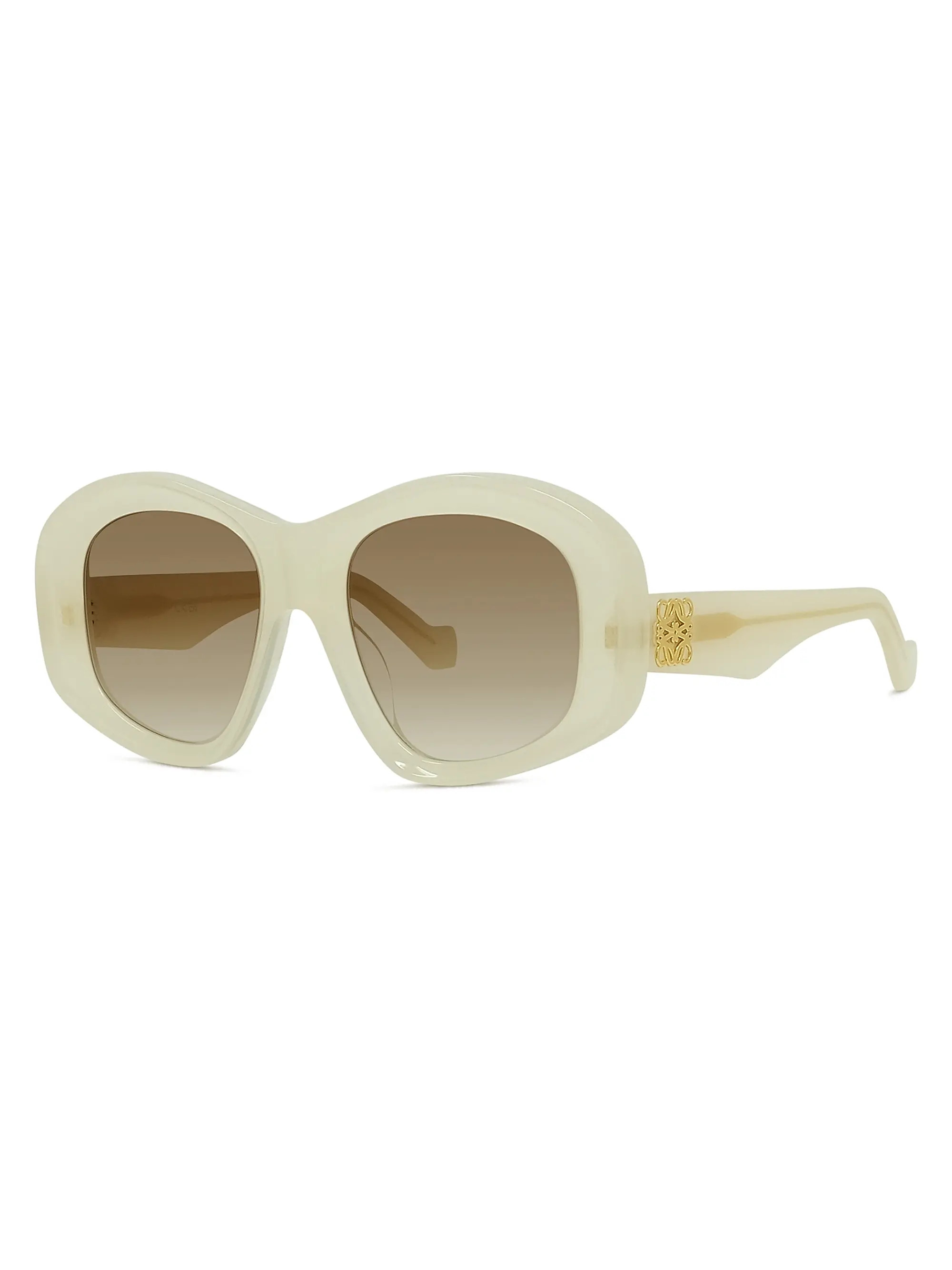 LOEWE Anagram 51MM Geometric Sunglasses | Saks Fifth Avenue | Saks Fifth Avenue