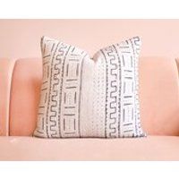 Throw Pillow, Beige Pillow, Mud cloth Pillow, African Mudcloth, Boho Pillow, Boho Decor, Lumbar Pillow, Decorative Pillow, Geometric Pillow | Etsy (US)
