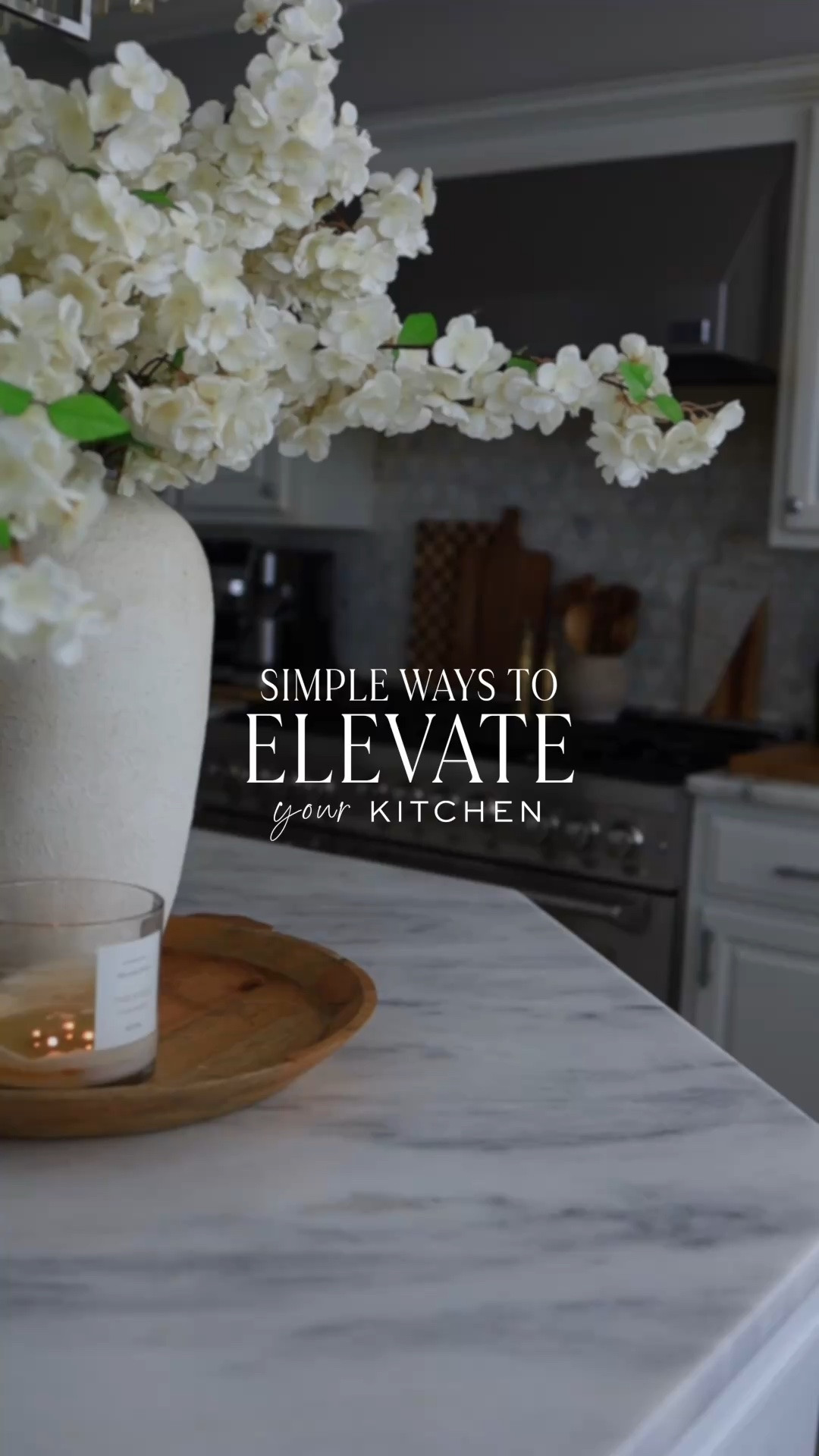 Simple Ways to Elevate Your Kitchen 🤍
A few easy swaps that make your kitchen feel more elevated, organized, and beautiful without a full renovation.

kitchen decor // kitchen organization // kitchen styling // home decor // kitchen essentials // countertop decor // neutral kitchen // elevated home // home organization // everyday home // modern farmhouse // kitchen inspiration