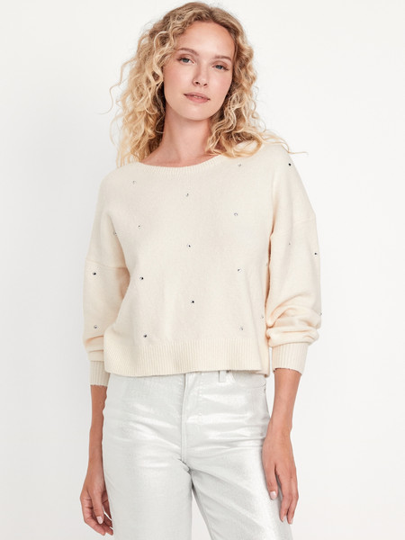 SoSoft Embellished Sweater | Old Navy (US)