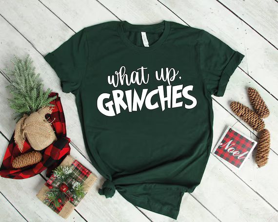 What up Grinches Christmas Pajamas Personalized Gift | Etsy | Etsy (US)