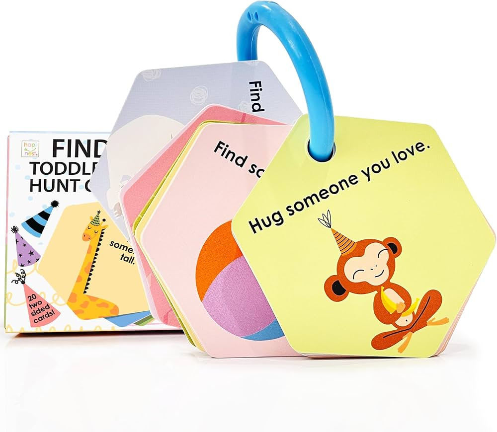 Hapinest Find and Seek Toddler Scavenger Hunt Cards Game for Kids Ages 2 Years and Up | Amazon (US)