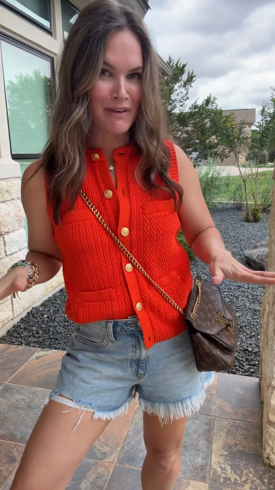 This top is back in stock! You can easily dress it up with jeans or down with jean shorts how I have them!

#LTKgrwm #LTKootd #LTKmomlife