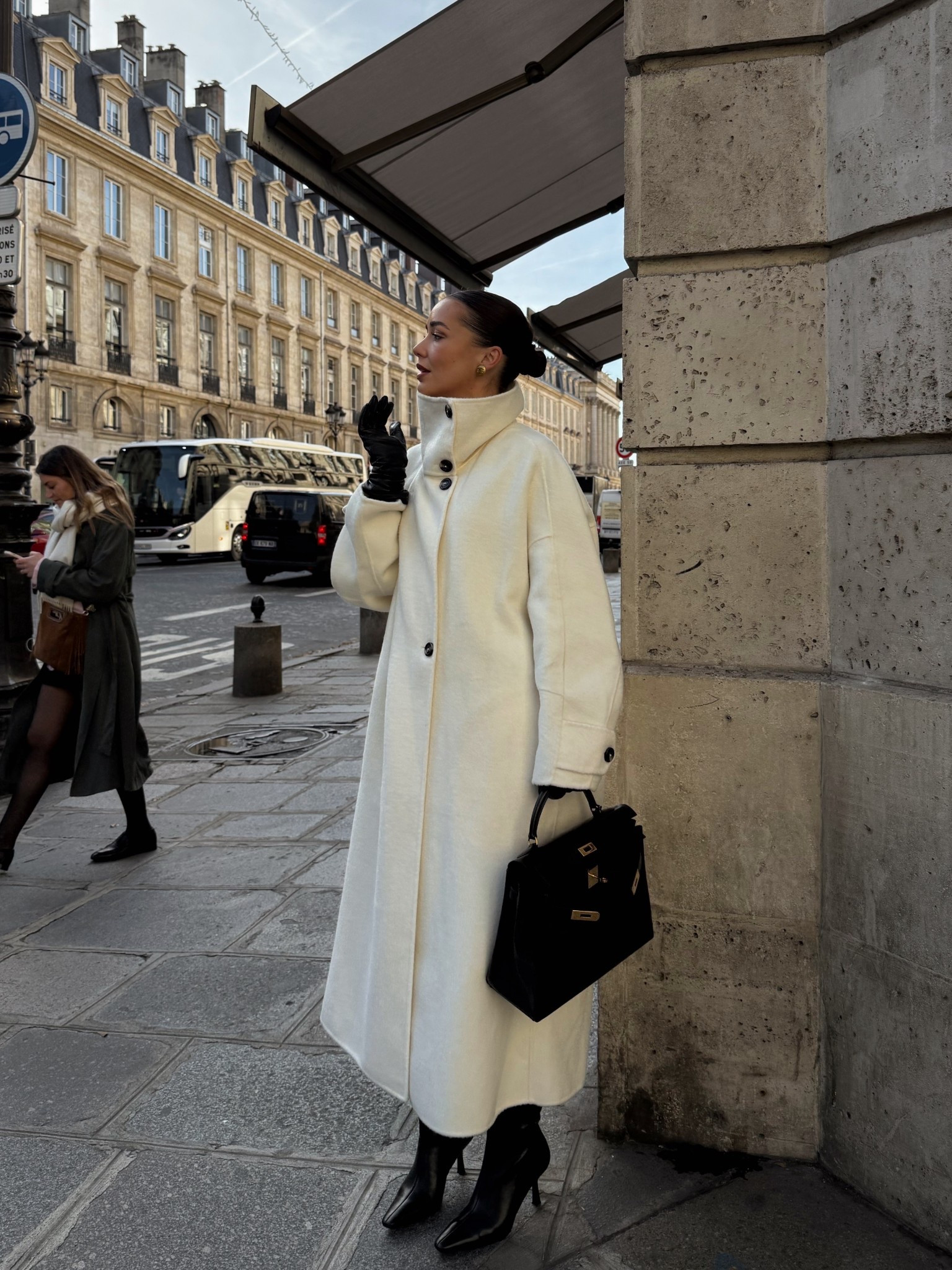 Mango white coat 

#LTKuk #LTKstyletip #LTKwinter